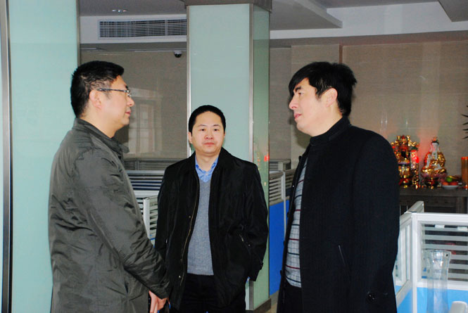 鹽城市經(jīng)信委、軟件園領(lǐng)導(dǎo)蒞臨鹽城思科檢查指導(dǎo)工作會議報道